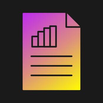 Progress Line icon vector
