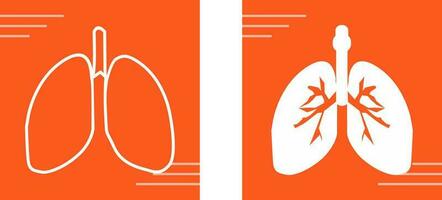 Lungs Vector Icon