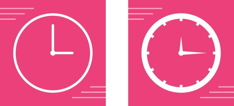 icono de vector de reloj