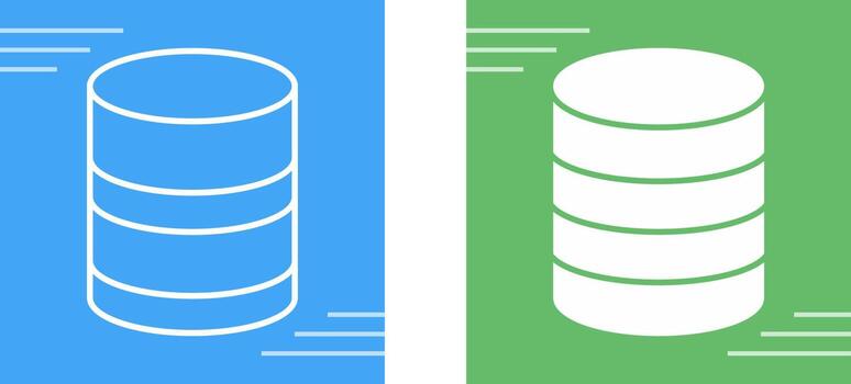 icono de vector de base de datos