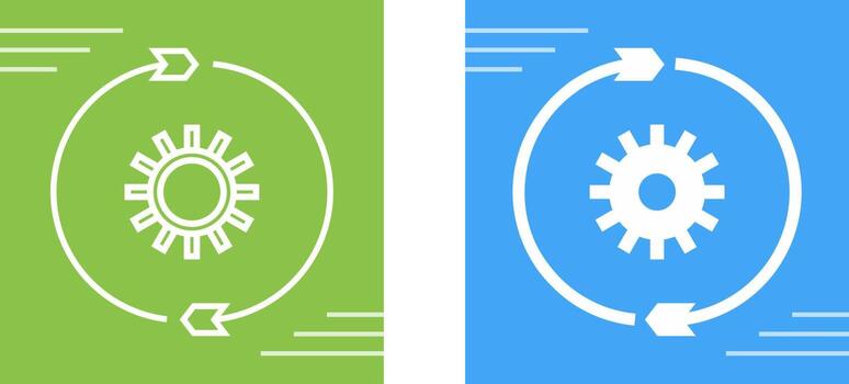 icono de vector de configuración de conversión