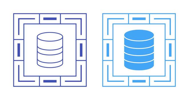 icono de vector de base de datos