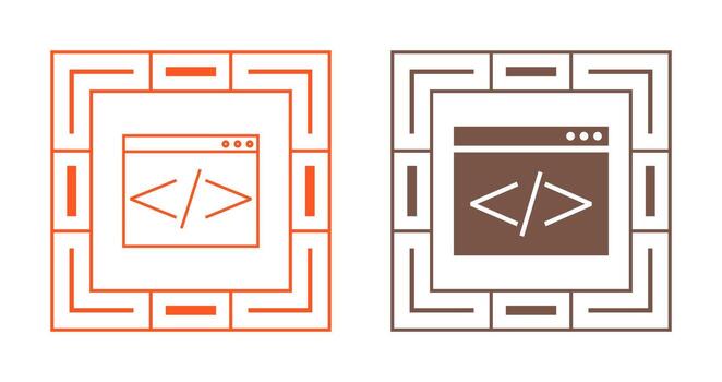 Html Coding Vector Icon