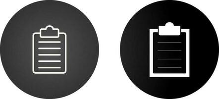 Clipboard List Vector Icon