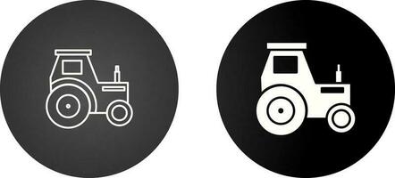 icono de vector de tractor