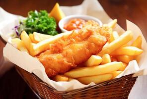 . Fish and chips. photo