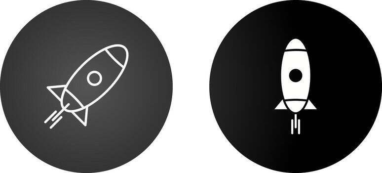 icono de vector de cohete