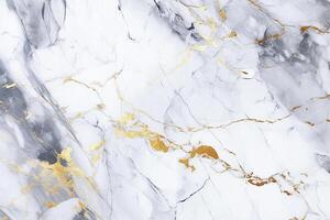 . White gold marble background photo