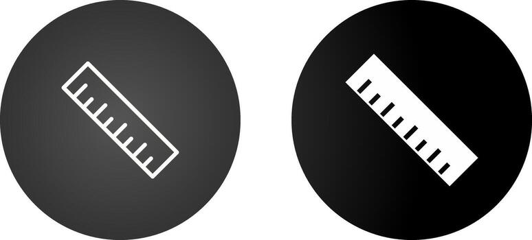 icono de vector de regla