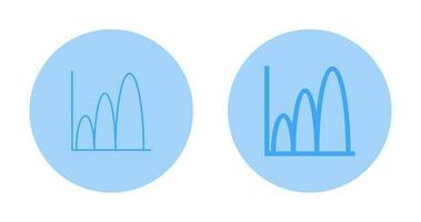Bell Shaped Graph Vector Icon