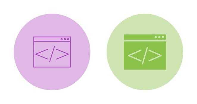 Html Coding Vector Icon