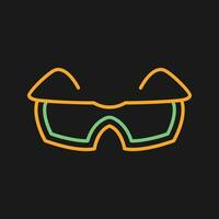 icono de vector de gafas