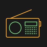 Radio Set Vector Icon