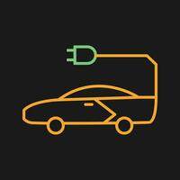 Car Line Icon vector