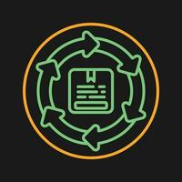 Order Processing Vector Icon