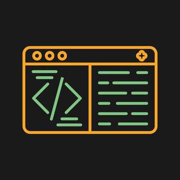 Coding Vector Icon