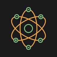 Atom Structure Vector Icon