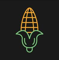 icono de vector de maíz