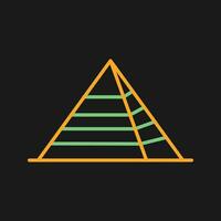 Pyramid Vector Icon