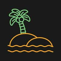 Island Vector Icon