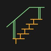 icono de vector de escaleras