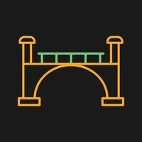 icono de vector de puente