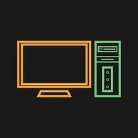 Computer Vector Icon