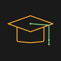 Graduate Cap Vector Icon