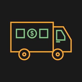 Security Van Vector Icon