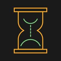 icono de vector de reloj de arena