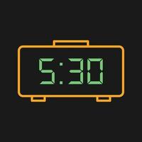 Digital Clock Vector Icon