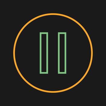 Pause Vector Icon