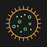 Bacteria in Slide Vector Icon