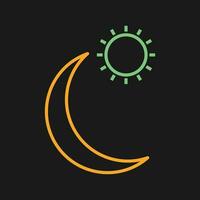 Sun and Planets Vector Icon