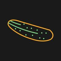 Cucumber Vector Icon