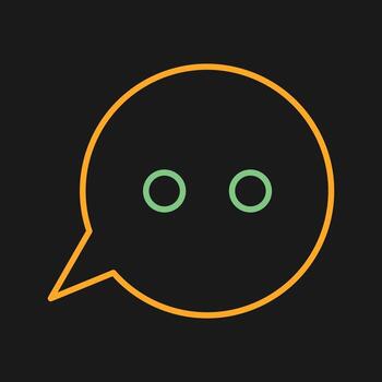 Message Bubbles Vector Icon