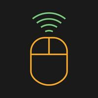 Wireless input device Vector Icon