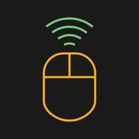 Wireless input device Vector Icon