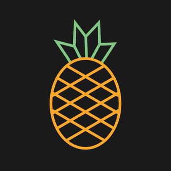 Pineapple Vector Icon