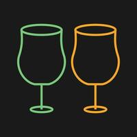 Party Glasses Vector Icon