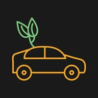 Eco friendly Car Vector Icon