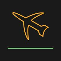 Flight Takeoff Vector Icon