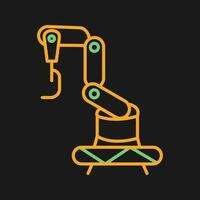 Industrial Robot Vector Icon