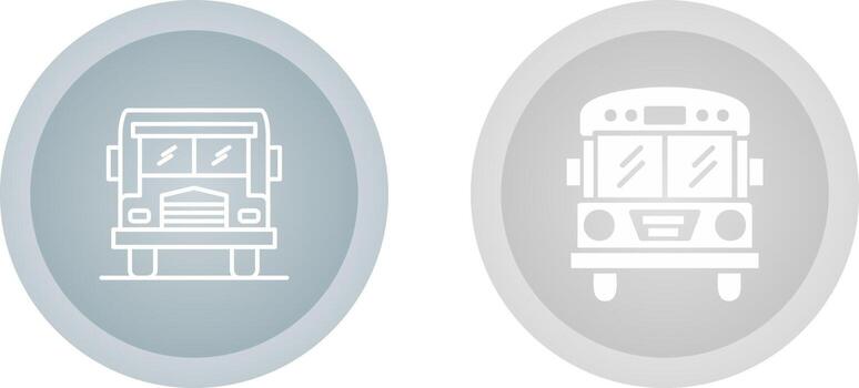 icono de vector de bus