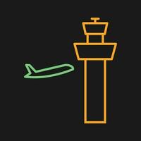 Air Control Tower Vector Icon