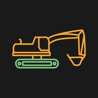 Excavator Vector Icon