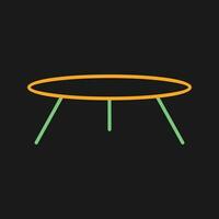 Small Table Vector Icon