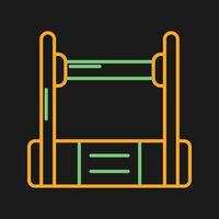 High Jump Vector Icon