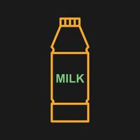 Milk Bottle Vector Icon