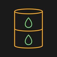 Oil Barrel Vector Icon